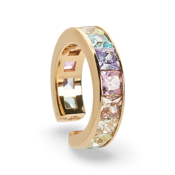 Rainbow Cuff with zircons